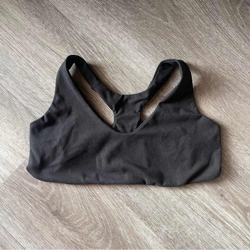 Joah Brown Open Back Bra sueded onyx SM